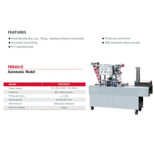 Filling and Sealing Machine Sealer Automatic Water